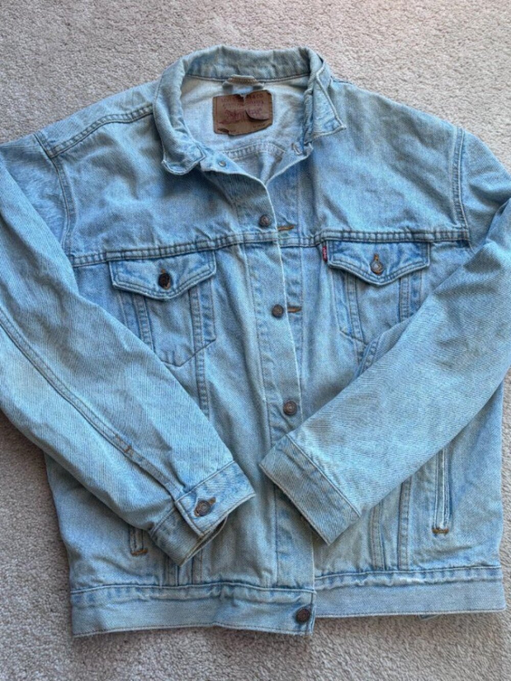 90s Levis Light Wash Jean Jacket